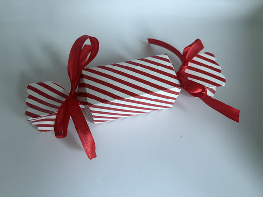 Small Fillable Christmas Cracker Stripes