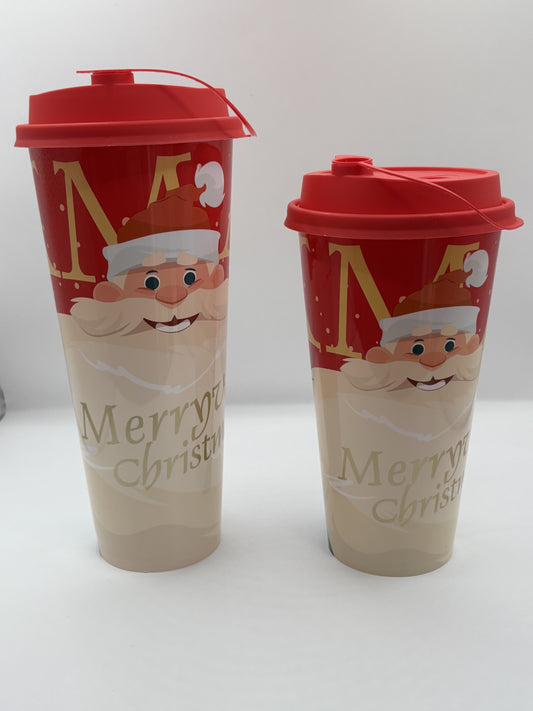 Xmas Cup Red Santa (520ml / 600ml)