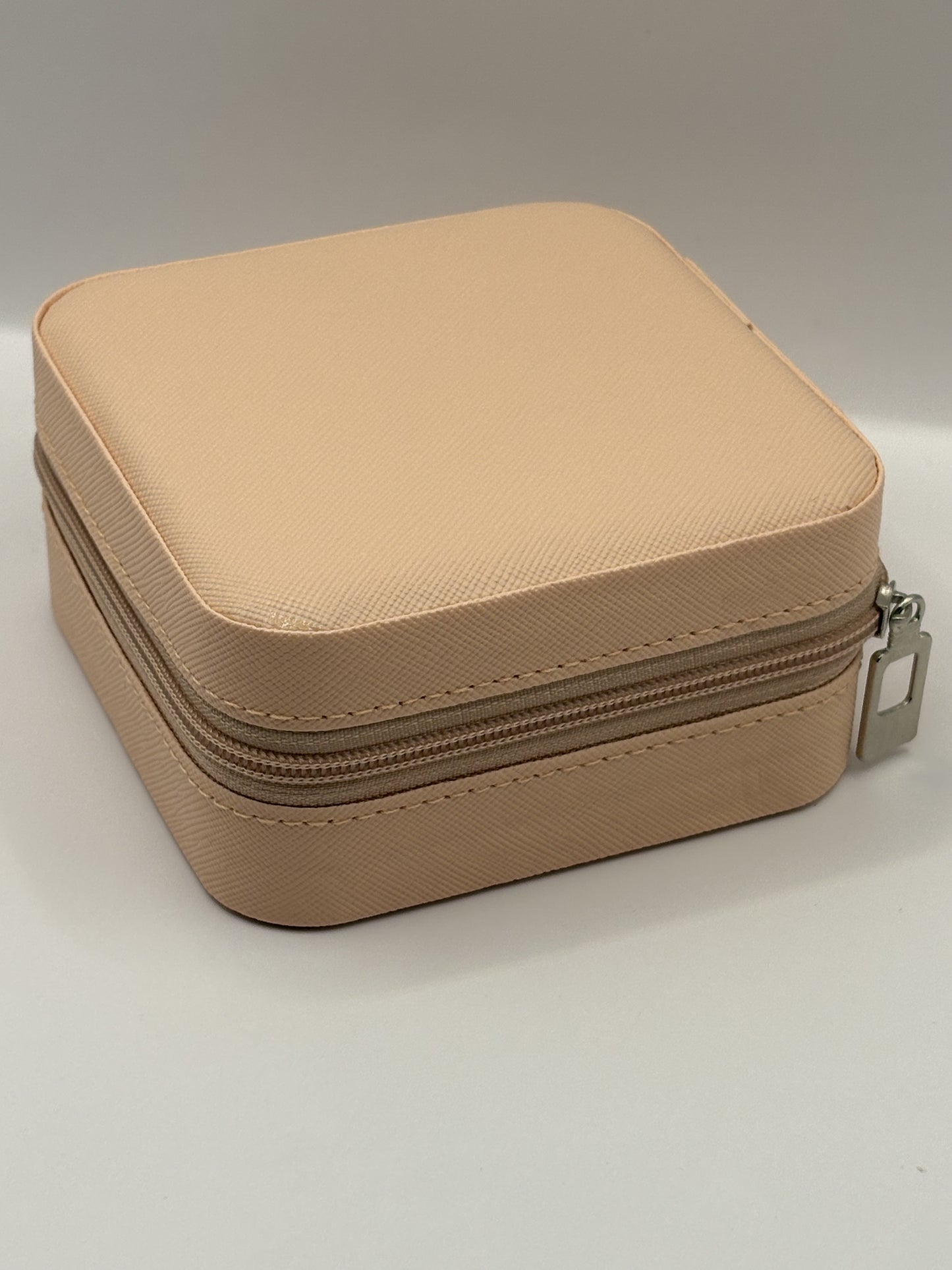 PU Leather Jewellery Box Baby Pink