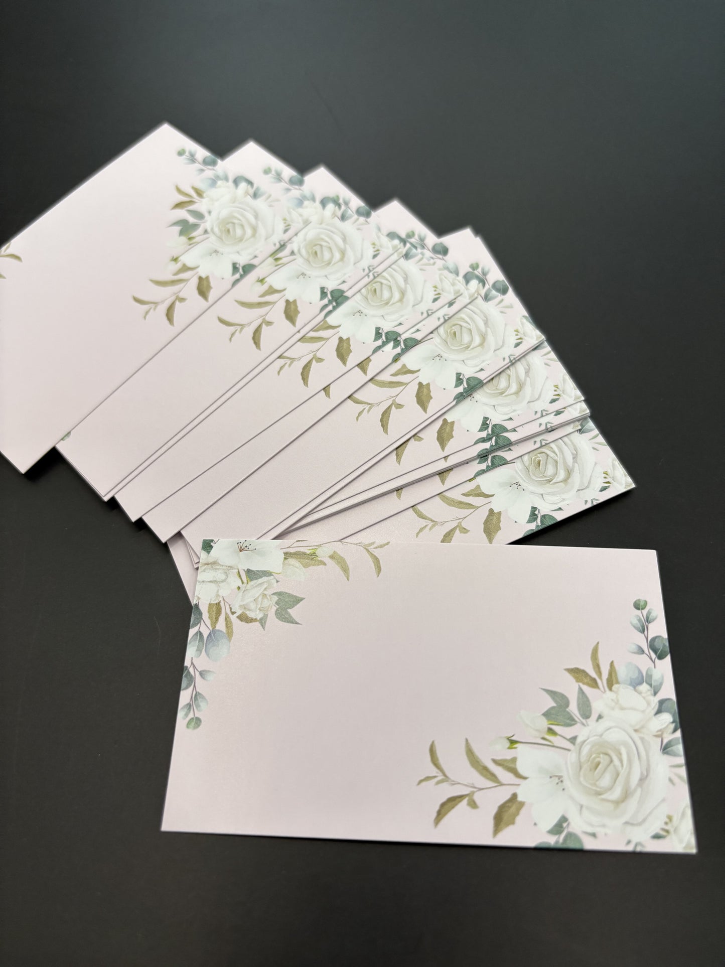 Business Cards x Blanks Flower Design