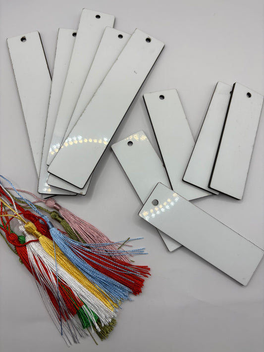 Sublimation MDF Glossy Bookmarks. Short / Long