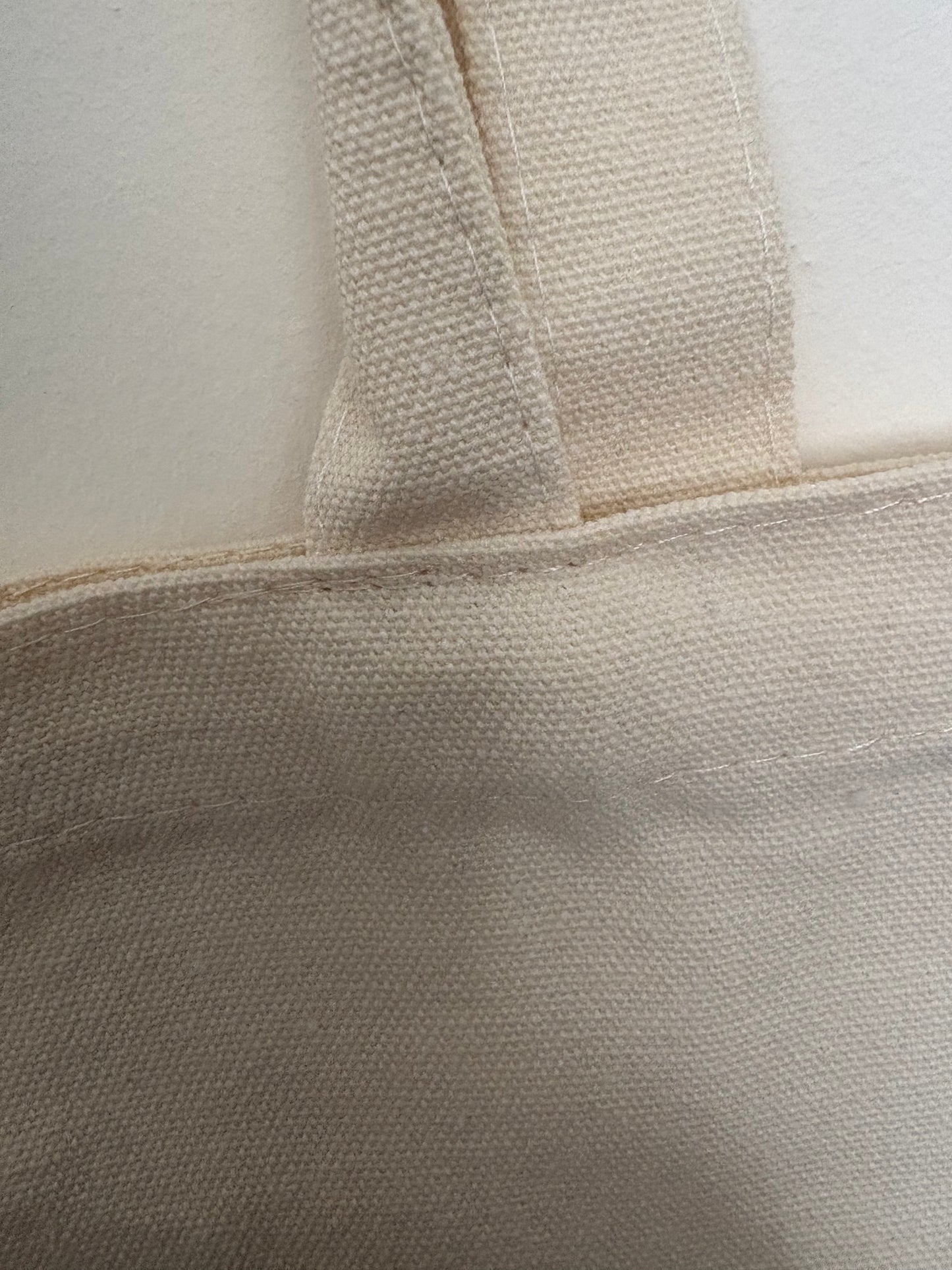 Tote Bag - Medium Heavy Extra Thick Canvas White
