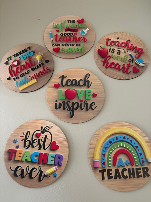 Best Teacher Coaster