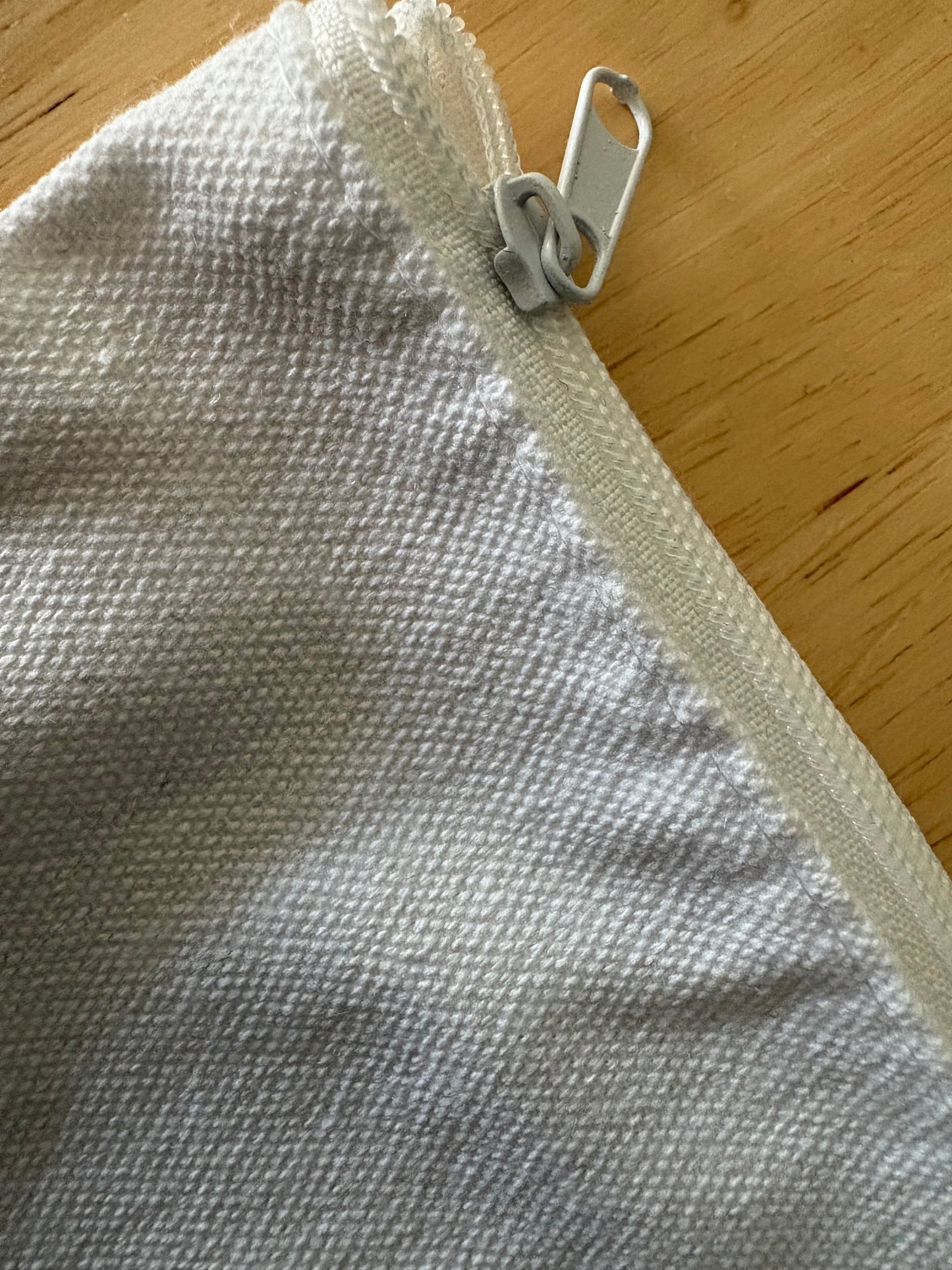 White Poly Cotton Small Canvas Pouch - Sublimation or HTV