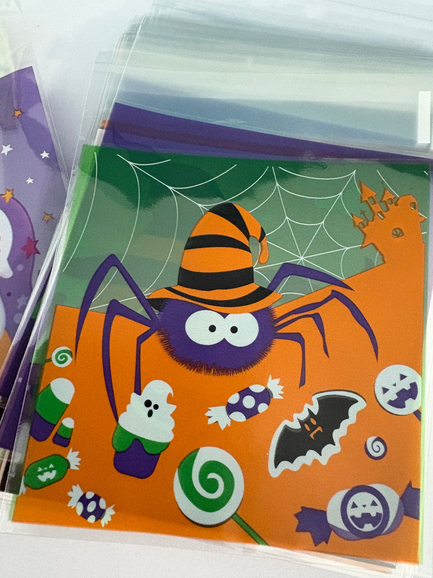 Halloween Treat Bags x 10 Pack Self Seal