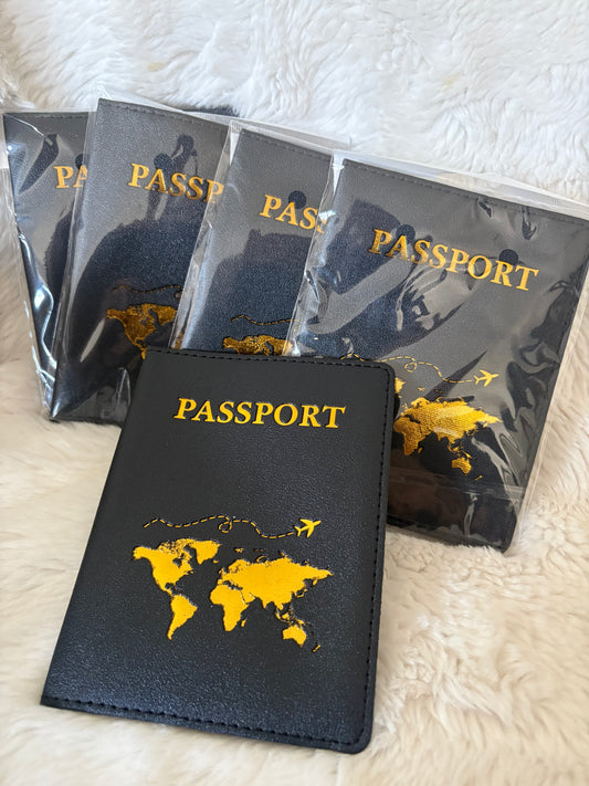 Passport Holder Black