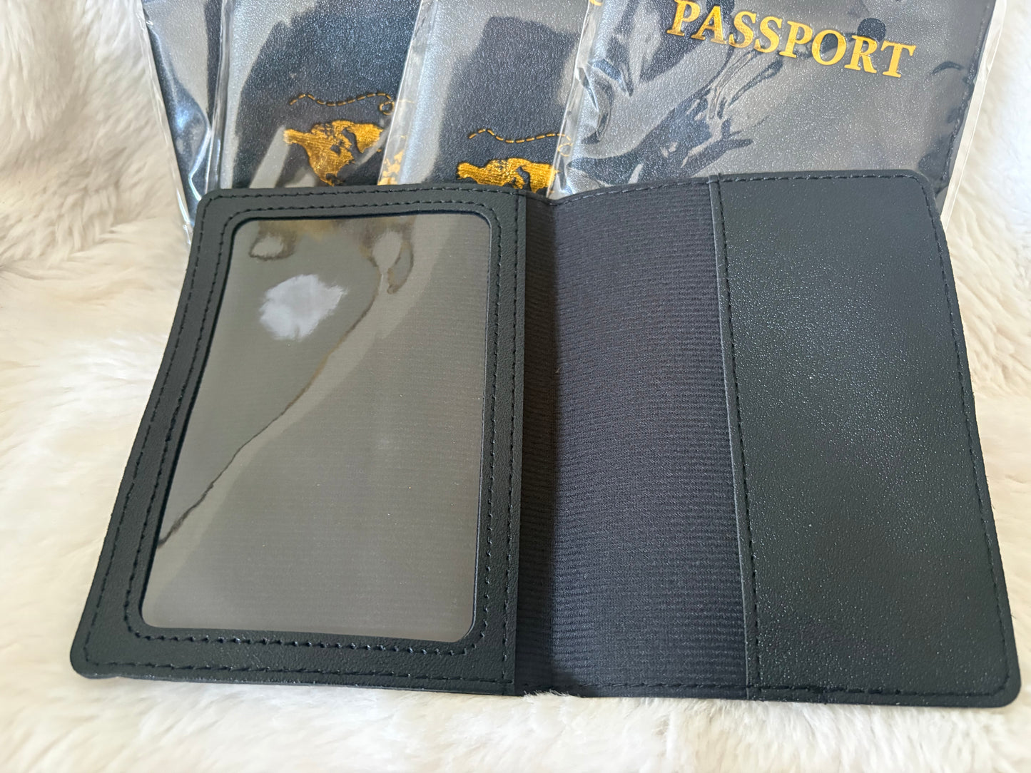 Passport Holder Black