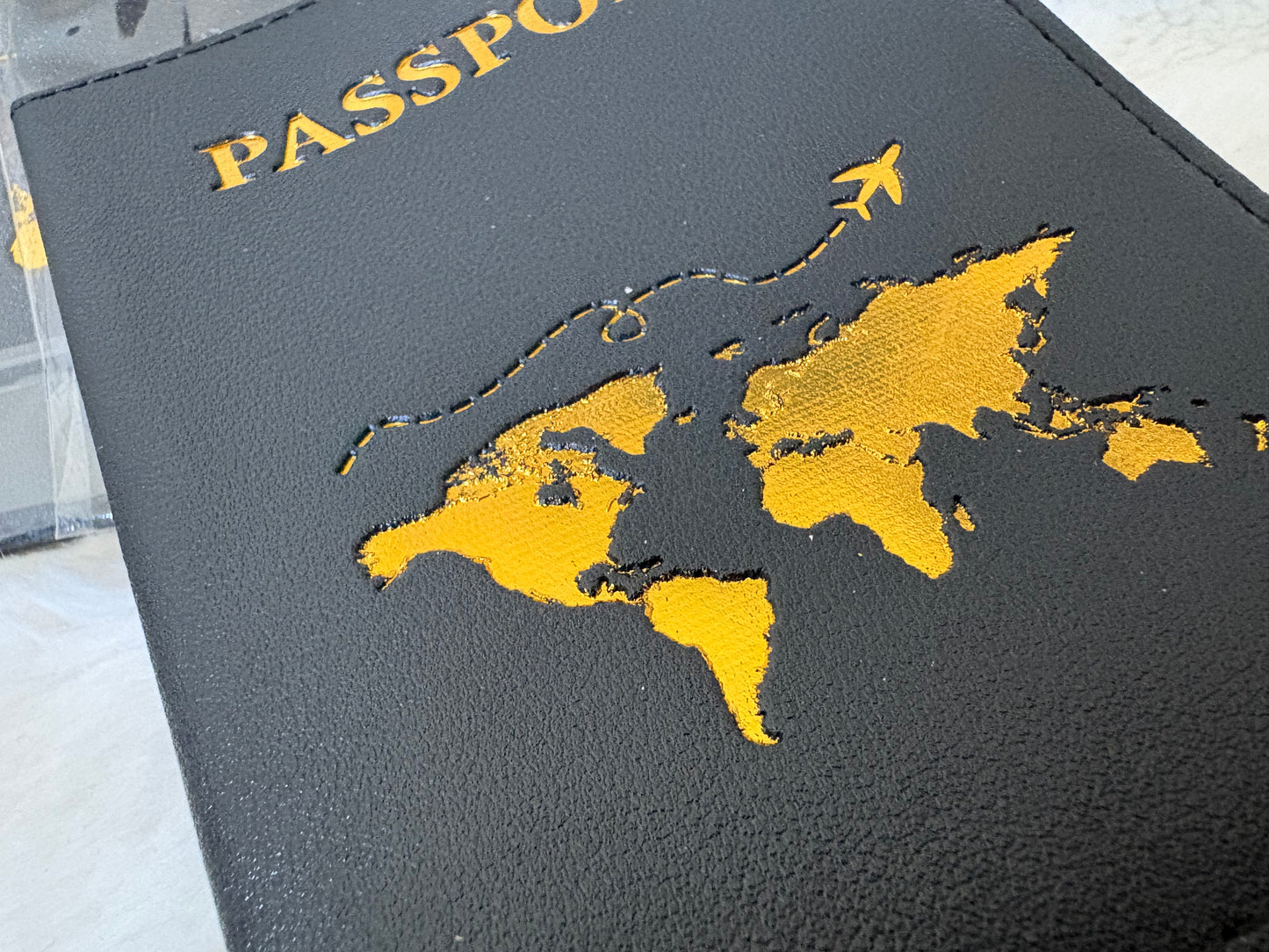Passport Holder Black