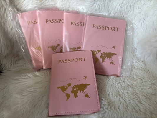 Passport Holder Pink